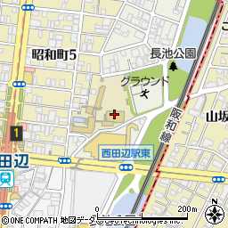 長池小学校周辺の地図
