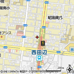 セブンイレブン大阪阪南町５丁目店周辺の地図