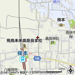 奈良県天理市櫟本町1844周辺の地図