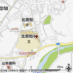 三重県名張市下比奈知1499-1周辺の地図
