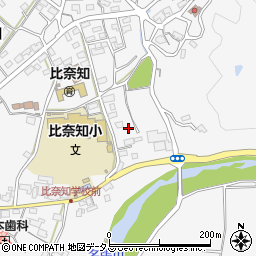 三重県名張市下比奈知1504-1周辺の地図