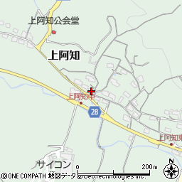 岡山県岡山市東区上阿知813周辺の地図