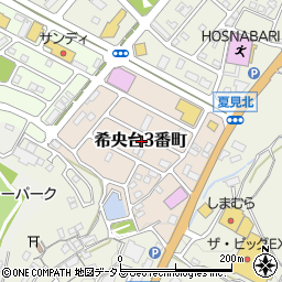 〒518-0773 三重県名張市希央台３番町の地図