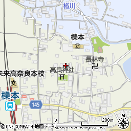 奈良県天理市櫟本町2064周辺の地図