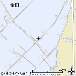 岡山県岡山市東区金田1839周辺の地図