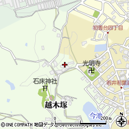 奈良県生駒郡平群町越木塚73周辺の地図