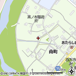 三重県名張市南町周辺の地図