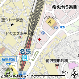 三重県名張市希央台５番町5周辺の地図