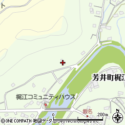岡山県井原市芳井町梶江307周辺の地図