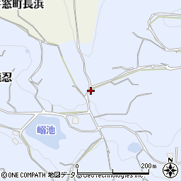 岡山県瀬戸内市牛窓町鹿忍1805周辺の地図