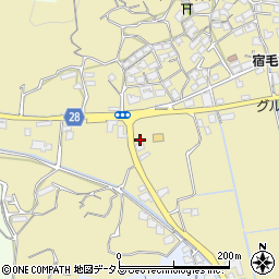 岡山県岡山市東区宿毛1128周辺の地図