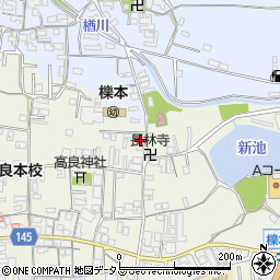 奈良県天理市櫟本町2076周辺の地図