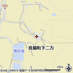 岡山県倉敷市真備町下二万785-2周辺の地図