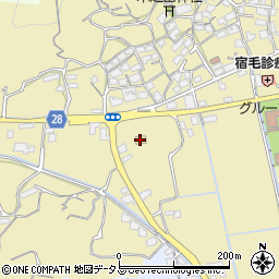 セブンイレブン岡山宿毛店周辺の地図