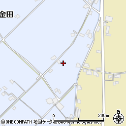 岡山県岡山市東区金田1879周辺の地図