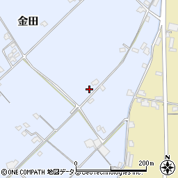 岡山県岡山市東区金田1840周辺の地図