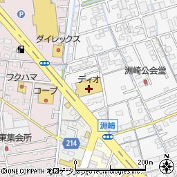 ディオ岡山南店周辺の地図