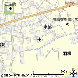 愛知県田原市高松町東脇20周辺の地図