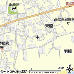 愛知県田原市高松町東脇19周辺の地図