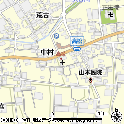 愛知県田原市高松町中村70周辺の地図