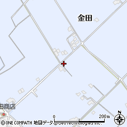岡山県岡山市東区金田1780周辺の地図