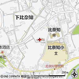 三重県名張市下比奈知1769周辺の地図