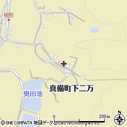 岡山県倉敷市真備町下二万790周辺の地図