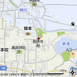 奈良県天理市櫟本町2077周辺の地図