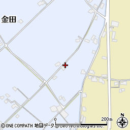 岡山県岡山市東区金田1879-3周辺の地図