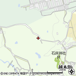 奈良県生駒郡平群町越木塚258周辺の地図