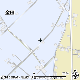 岡山県岡山市東区金田1843周辺の地図