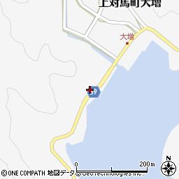 長崎県対馬市上対馬町大増223周辺の地図