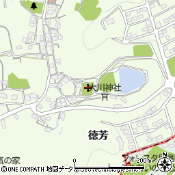 徳芳第2公園周辺の地図