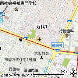 大阪スバル帝塚山店周辺の地図