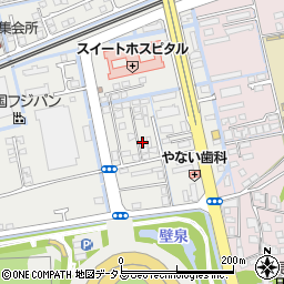 中庄吉田東遊園周辺の地図