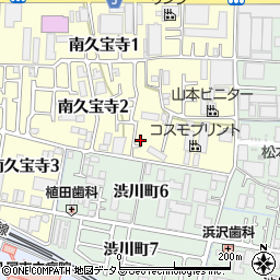 大阪府八尾市南久宝寺2丁目29-8周辺の地図