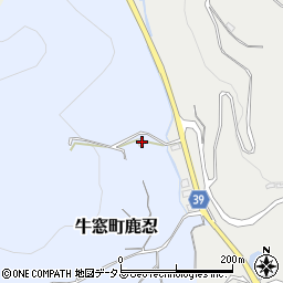 岡山県瀬戸内市牛窓町鹿忍1696周辺の地図