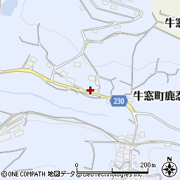 岡山県瀬戸内市牛窓町鹿忍2800-1周辺の地図