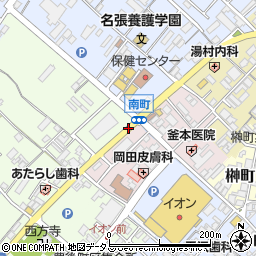 名張産業会館周辺の地図