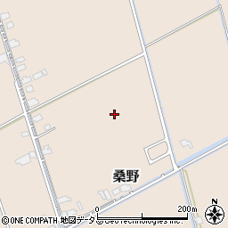 岡山県岡山市中区桑野周辺の地図