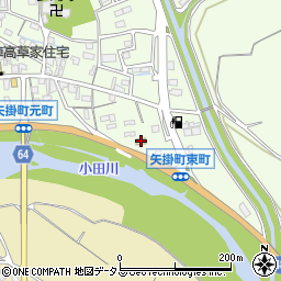 セブンイレブン矢掛東町店周辺の地図