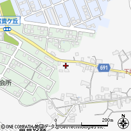 三重県名張市下比奈知2569周辺の地図