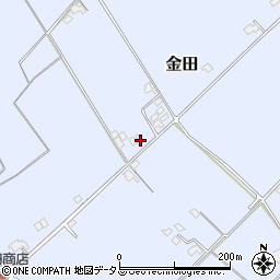 岡山県岡山市東区金田1626周辺の地図