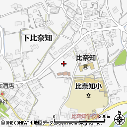 三重県名張市下比奈知1774-1周辺の地図
