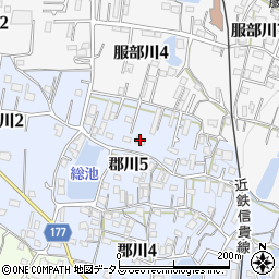 松田翠清園　造園土木周辺の地図