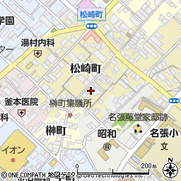 松尾茶華道教場周辺の地図
