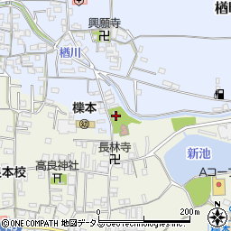 楢神社周辺の地図