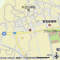 岡山県岡山市東区宿毛1124周辺の地図