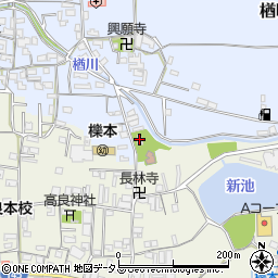 楢神社周辺の地図