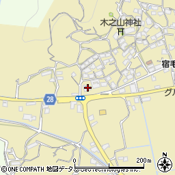 岡山県岡山市東区宿毛148周辺の地図